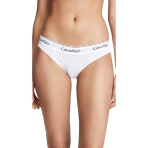 Calvin Klein Women’s Modern Cotton Stretch Bikini Panty(White)