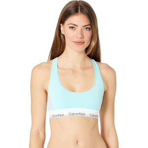 Calvin Klein Women’s Modern Cotton Unlined Wireless Bralette(Frost Blue)