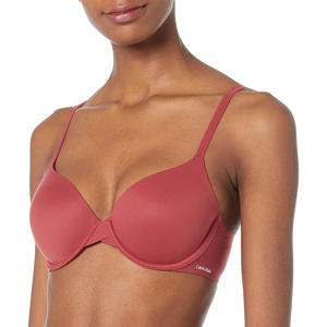 Calvin Klein Women’s Perfectly Fit Modern T-Shirt Bra(Red Carpet)