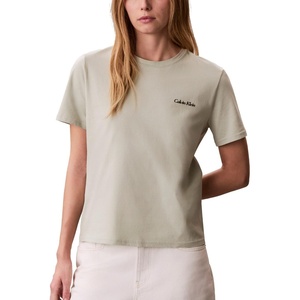 Calvin Klein Women’s Performance Classic Fit Tee(Misty Sage)