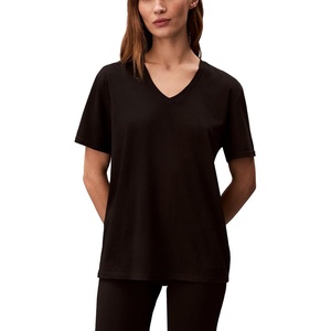 Calvin Klein Women’s Performance Classic Fit V-Neck Tee(Black)