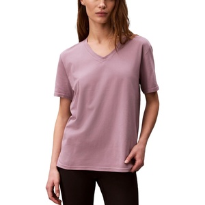 Calvin Klein Women’s Performance Classic Fit V-Neck Tee(Coy Purple)