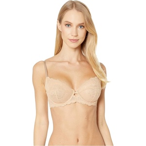 Calvin Klein Women’s Seductive Comfort Unlined Lace Bra(Beige)