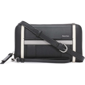 Calvin Klein Women’s Sol Organizational Wallet on a String Crossbody(Black/Stone Multi)
