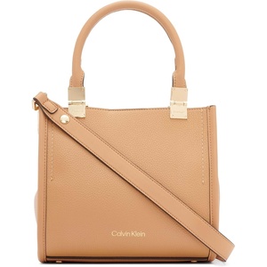 Calvin Klein Women’s Sophia Triple Compartment Crossbody(Doe)