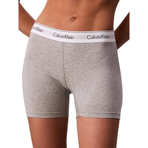 Calvin Klein underwear womens Icon Cotton Modal Boxer Brief(Grey Heather)
