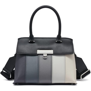 Calvin Klein womens Becky Top Handle Mini Bag Crossbody | 2 in 1(Black Multi)