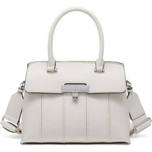 Calvin Klein womens Becky Top Handle Mini Bag Crossbody | 2 in 1(Cherub White)