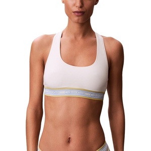 Icon Cotton Modal Unlined Bralette(Tofu Retro Stripe)