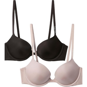 Pure Micro Push Up Plunge Bra, 2 Pack(Fresh Taupe/Espresso)