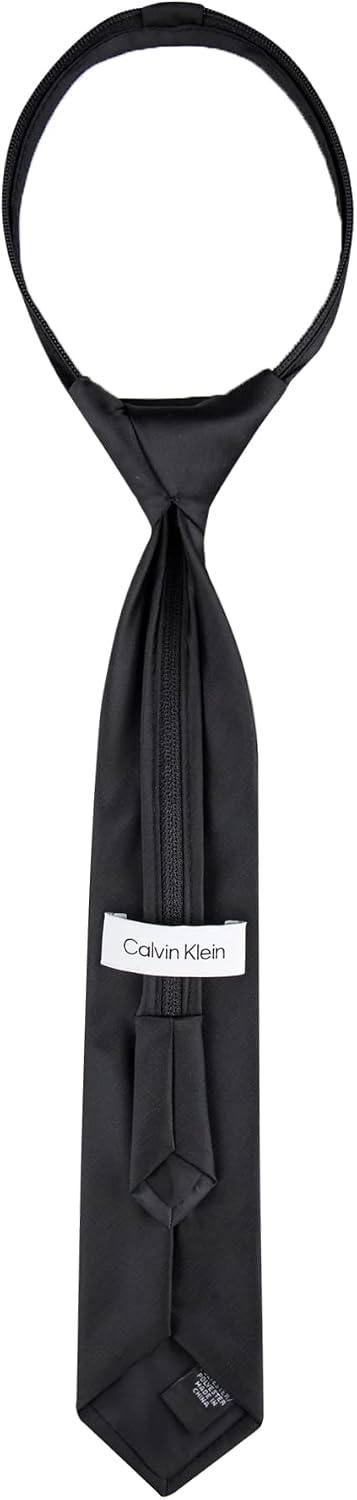 image:imageCalvin Klein Boys Gemstone Stripe Zip TieBlack Zip