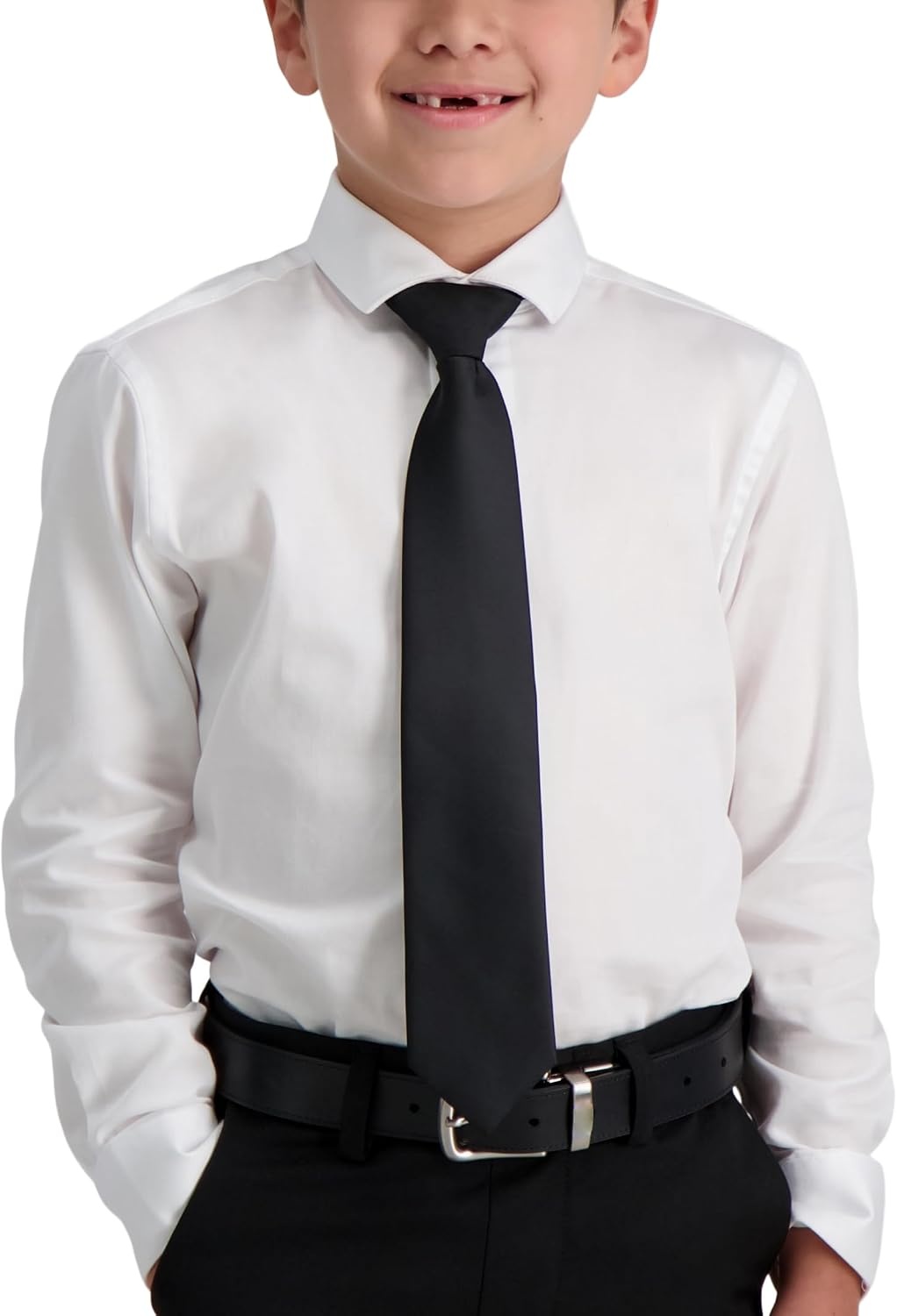 image:imageCalvin Klein Boys Gemstone Stripe Zip TieBlack Zip