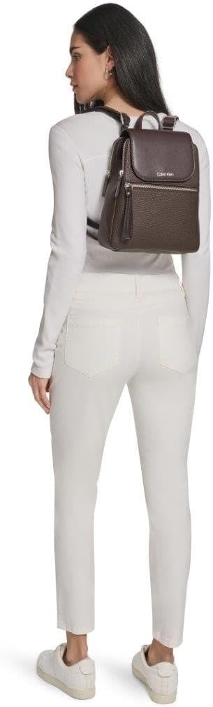 image:imageCalvin Klein Elaine Bubble Lamb Novelty Key Item Flap BackpackJava