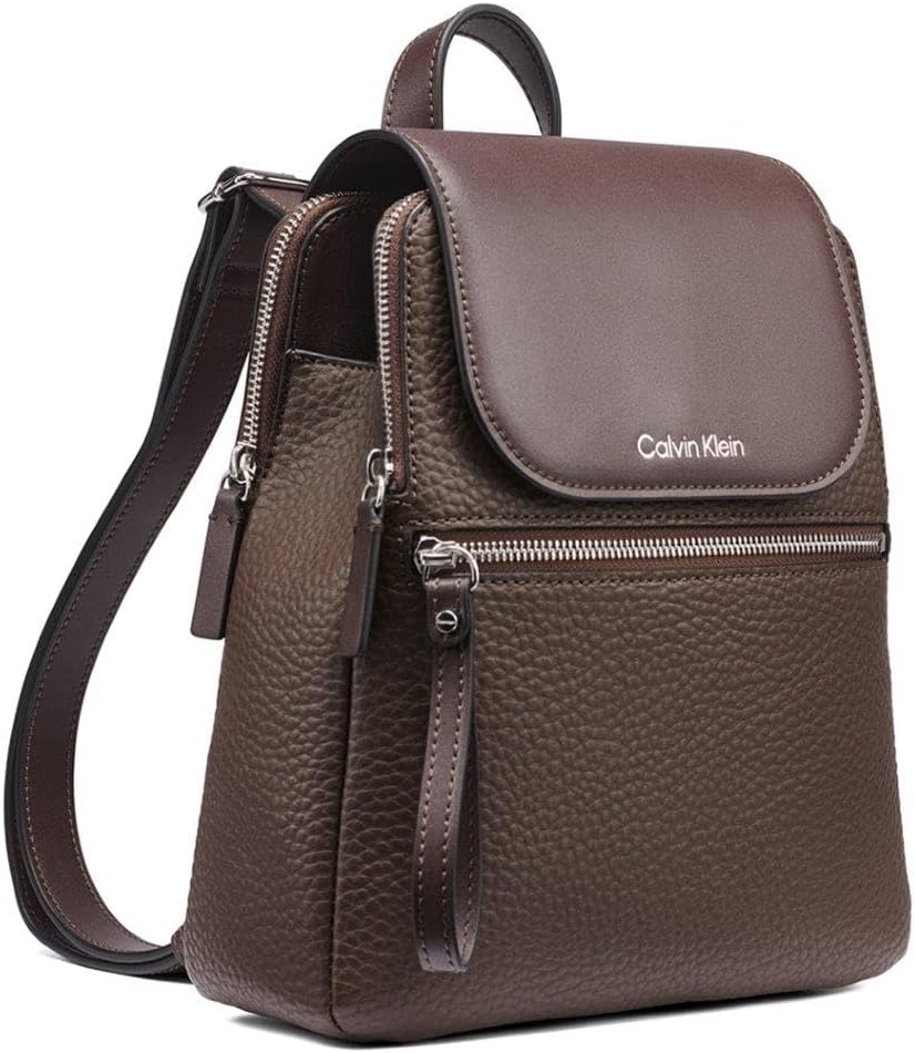 image:imageCalvin Klein Elaine Bubble Lamb Novelty Key Item Flap BackpackJava