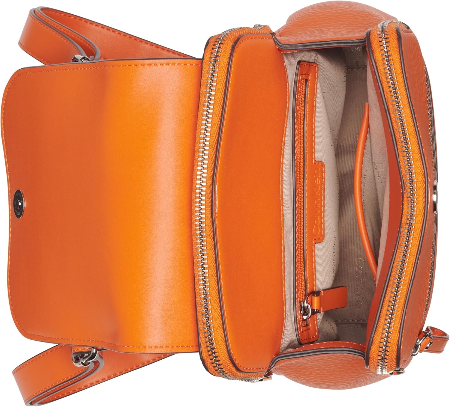 image:imageCalvin Klein Elaine Bubble Lamb Novelty Key Item Flap BackpackMandarin