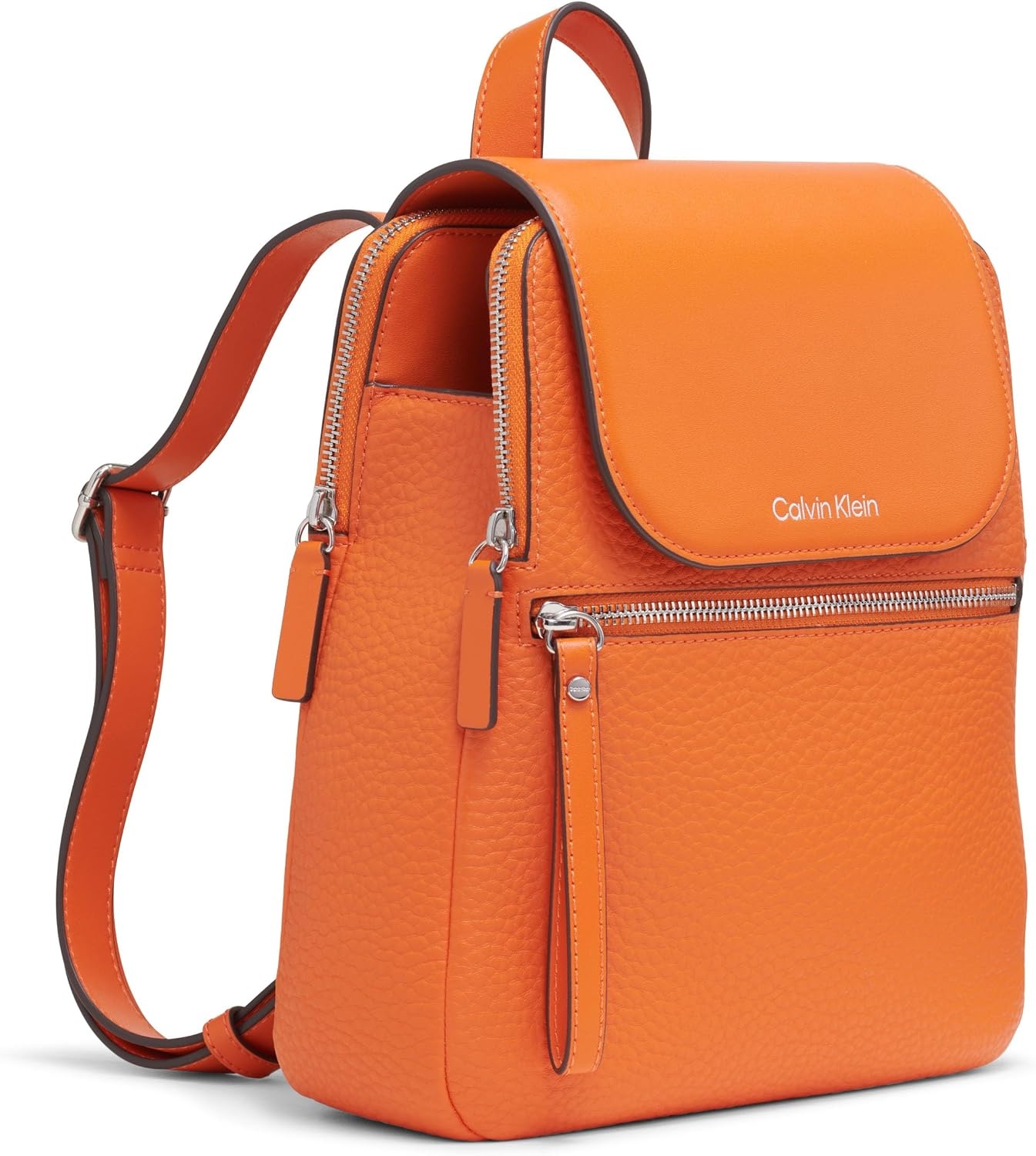 image:imageCalvin Klein Elaine Bubble Lamb Novelty Key Item Flap BackpackMandarin
