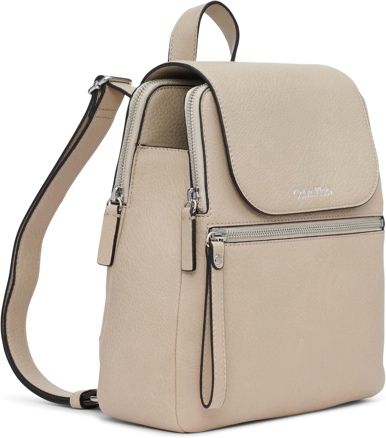 image:imageCalvin Klein Elaine Bubble Lamb Novelty Key Item Flap BackpackMushroom