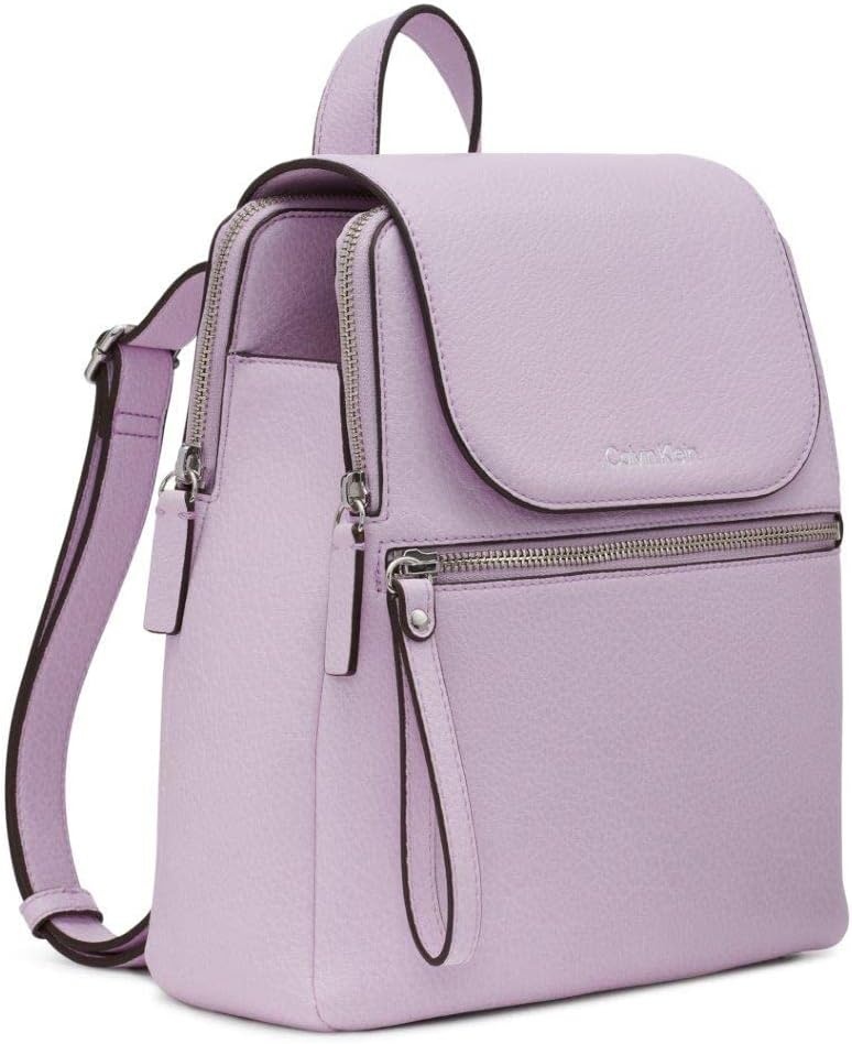 image:imageCalvin Klein Elaine Bubble Lamb Novelty Key Item Flap BackpackWinsome Orchid