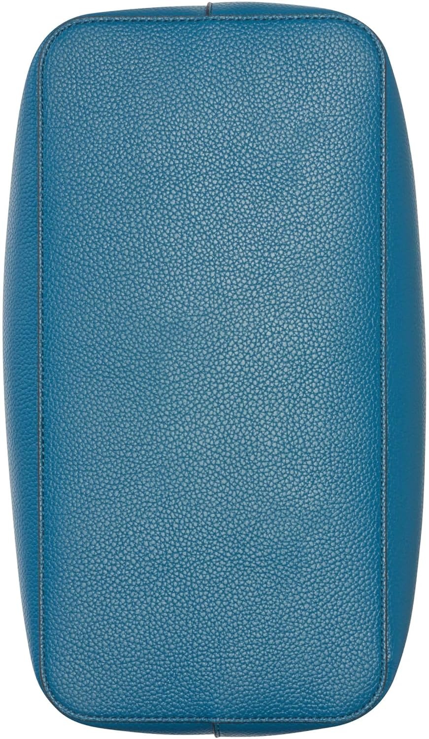 image:imageCalvin Klein Gabrianna Bubble Lamb NorthSouth Key Item ToteAegean Blue