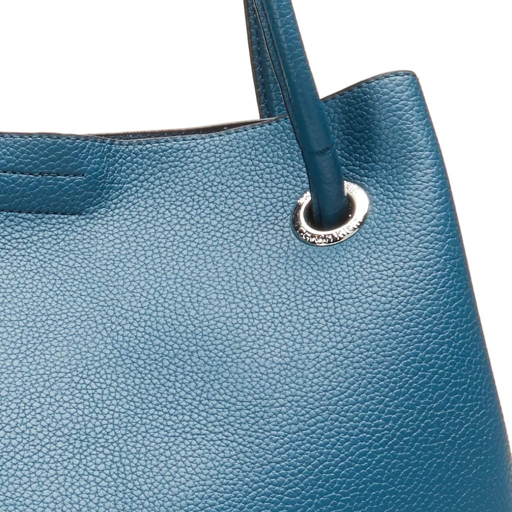 image:imageCalvin Klein Gabrianna Bubble Lamb NorthSouth Key Item ToteAegean Blue