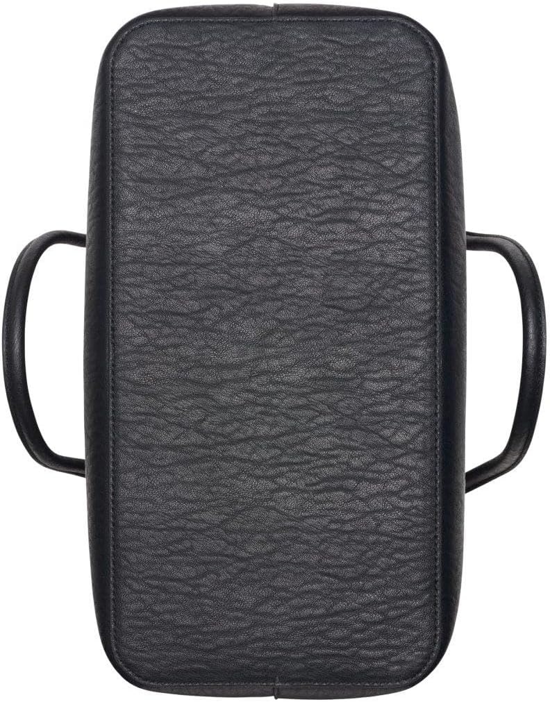 image:imageCalvin Klein Gabrianna Bubble Lamb NorthSouth Key Item ToteBlack