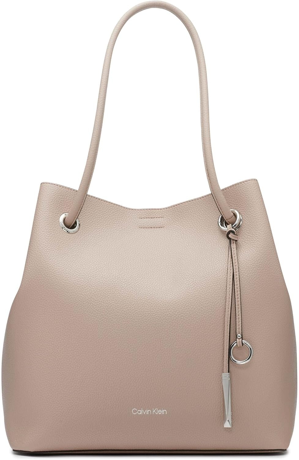 image:imageCalvin Klein Gabrianna Bubble Lamb NorthSouth Key Item ToteGoat 1