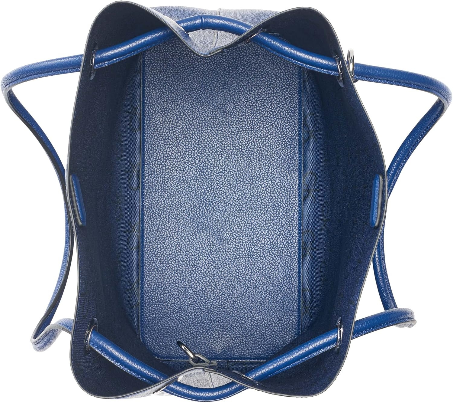 image:imageCalvin Klein Gabrianna Bubble Lamb NorthSouth Key Item ToteMedieval Blue