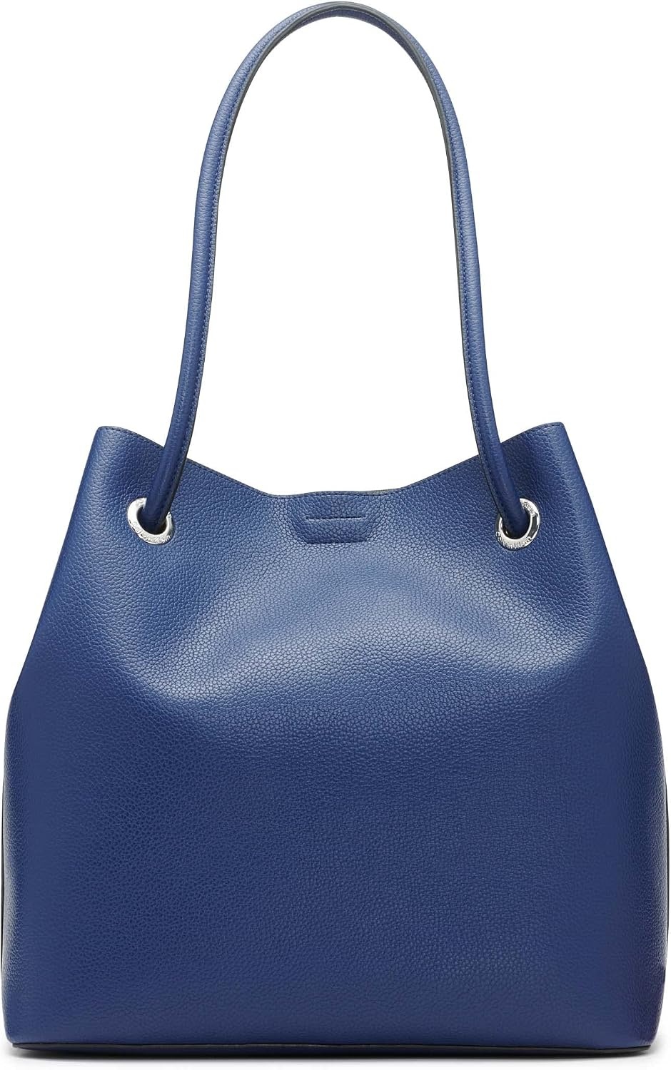 image:imageCalvin Klein Gabrianna Bubble Lamb NorthSouth Key Item ToteMedieval Blue