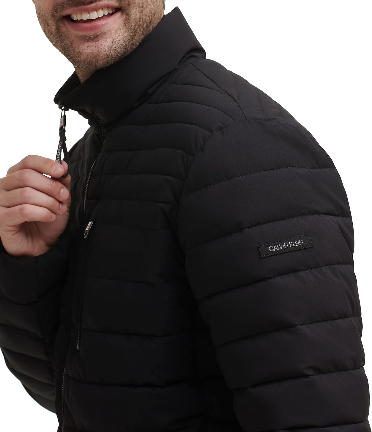image:imageCalvin Klein Mens Full Zip Down Puffer CoatBlack