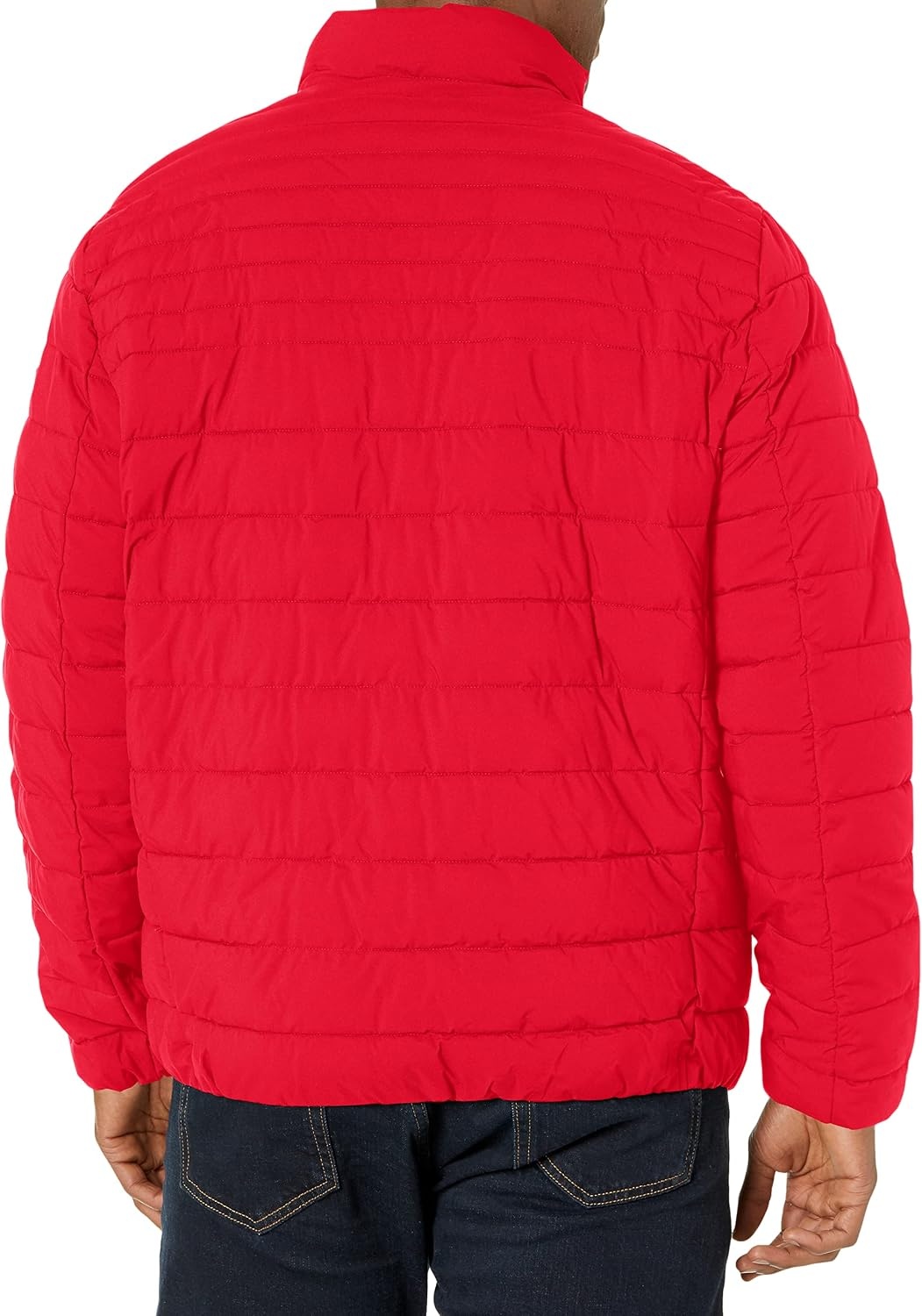 image:imageCalvin Klein Mens Full Zip Down Puffer CoatDeep Red