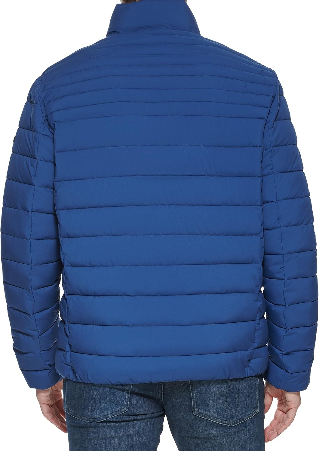 image:imageCalvin Klein Mens Full Zip Down Puffer CoatDenim Blue
