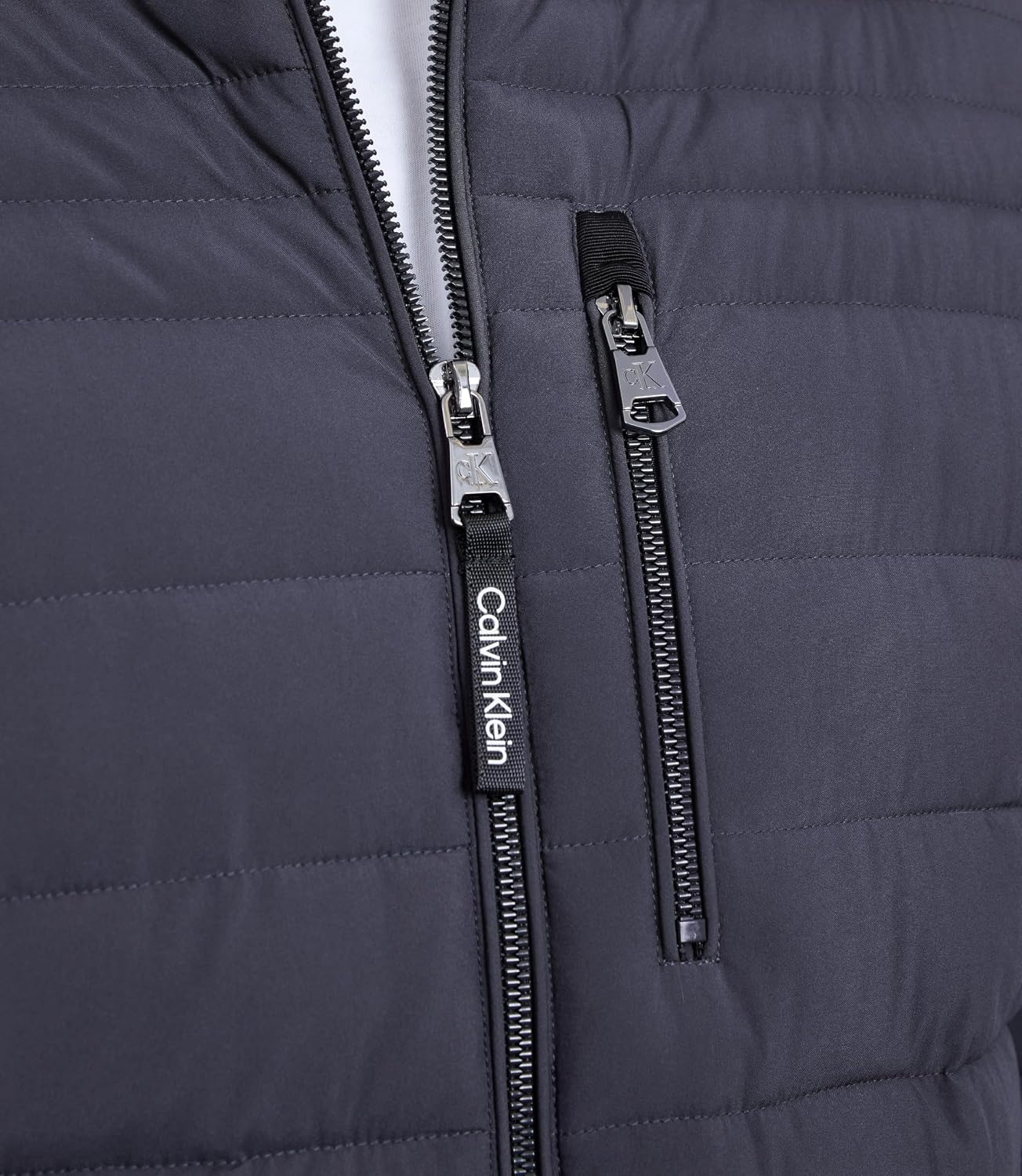 image:imageCalvin Klein Mens Full Zip Down Puffer CoatIron