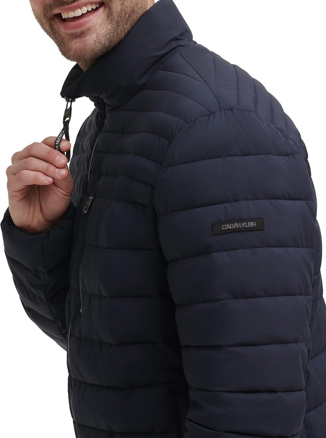 image:imageCalvin Klein Mens Full Zip Down Puffer CoatNavy