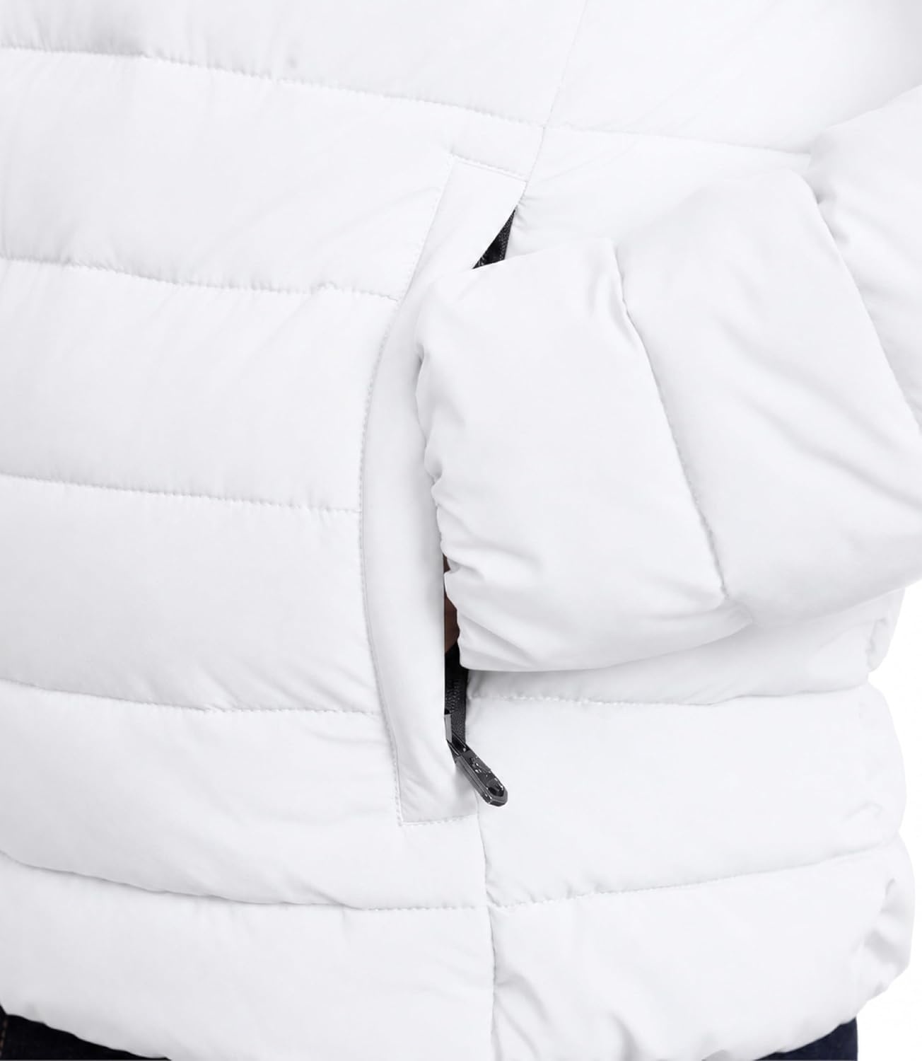 image:imageCalvin Klein Mens Full Zip Down Puffer CoatWhite