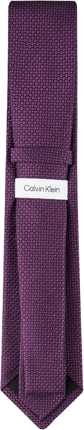 image:imageCalvin Klein Mens Micro Dot Pattern Tie Standard and Extra Long SizesBerry Micro