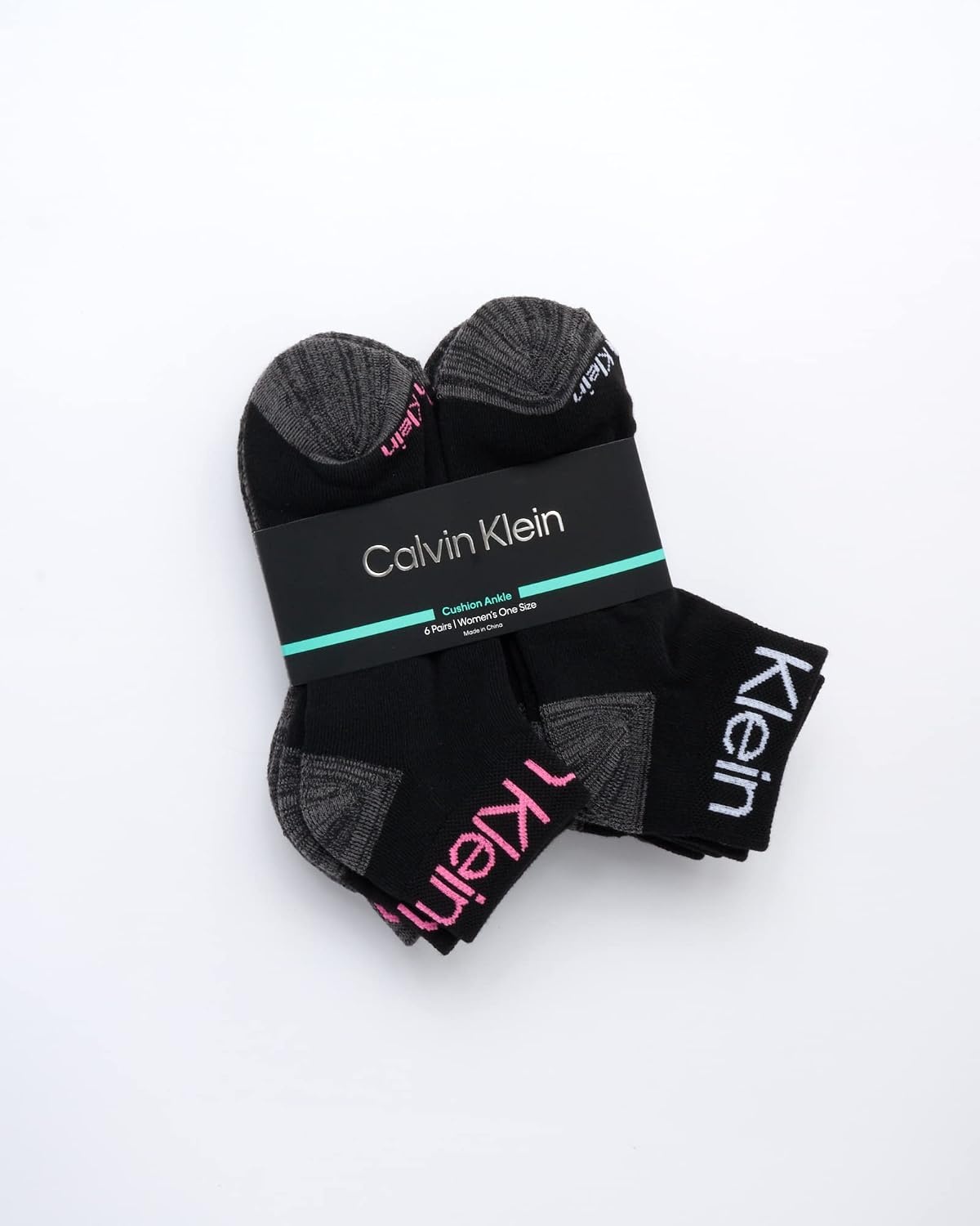 image:imageCalvin Klein Quarter Socks for Women 6 Pack Cushioned Ankle Socks Quarter Cut Breathable Lightweight Athletic DesignBlack Assorted