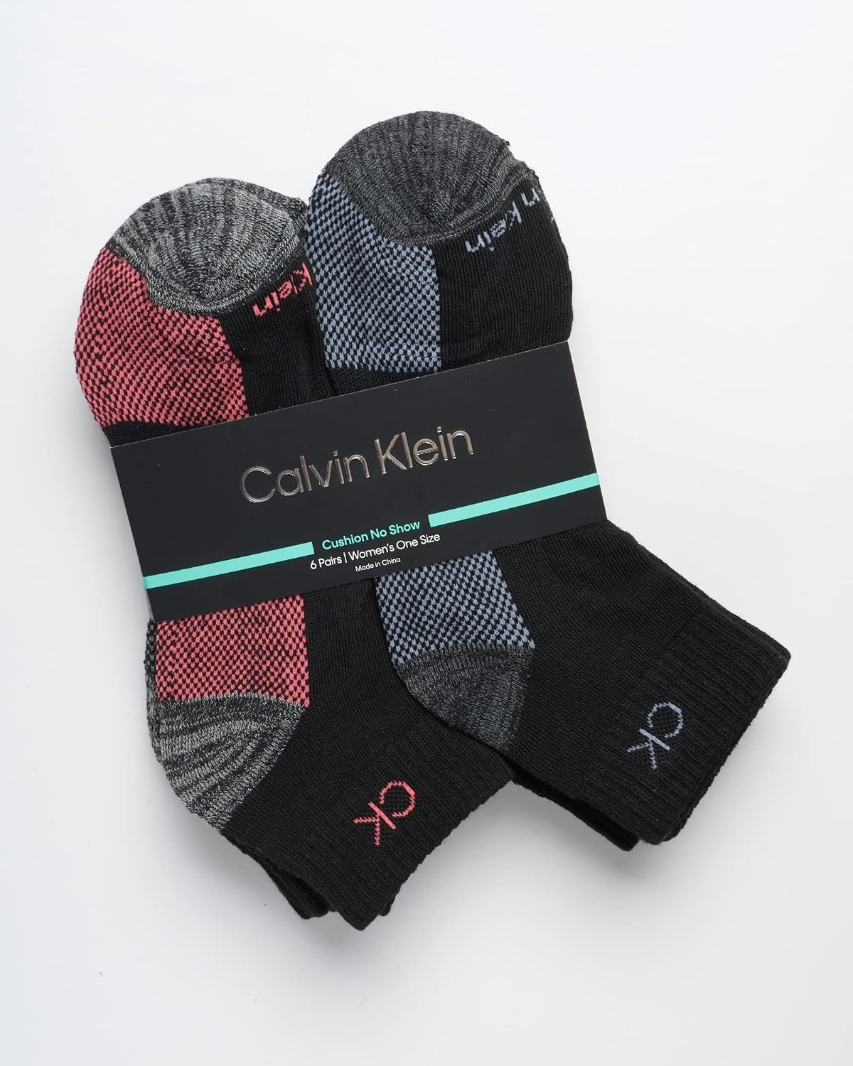 image:imageCalvin Klein Quarter Socks for Women 6 Pack Cushioned Ankle Socks Quarter Cut Breathable Lightweight Athletic DesignBlack Ck