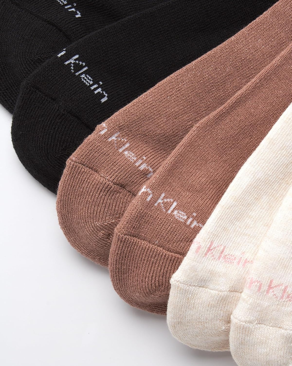 image:imageCalvin Klein Quarter Socks for Women 6 Pack Cushioned Ankle Socks Quarter Cut Breathable Lightweight Athletic DesignOatmeal Heather
