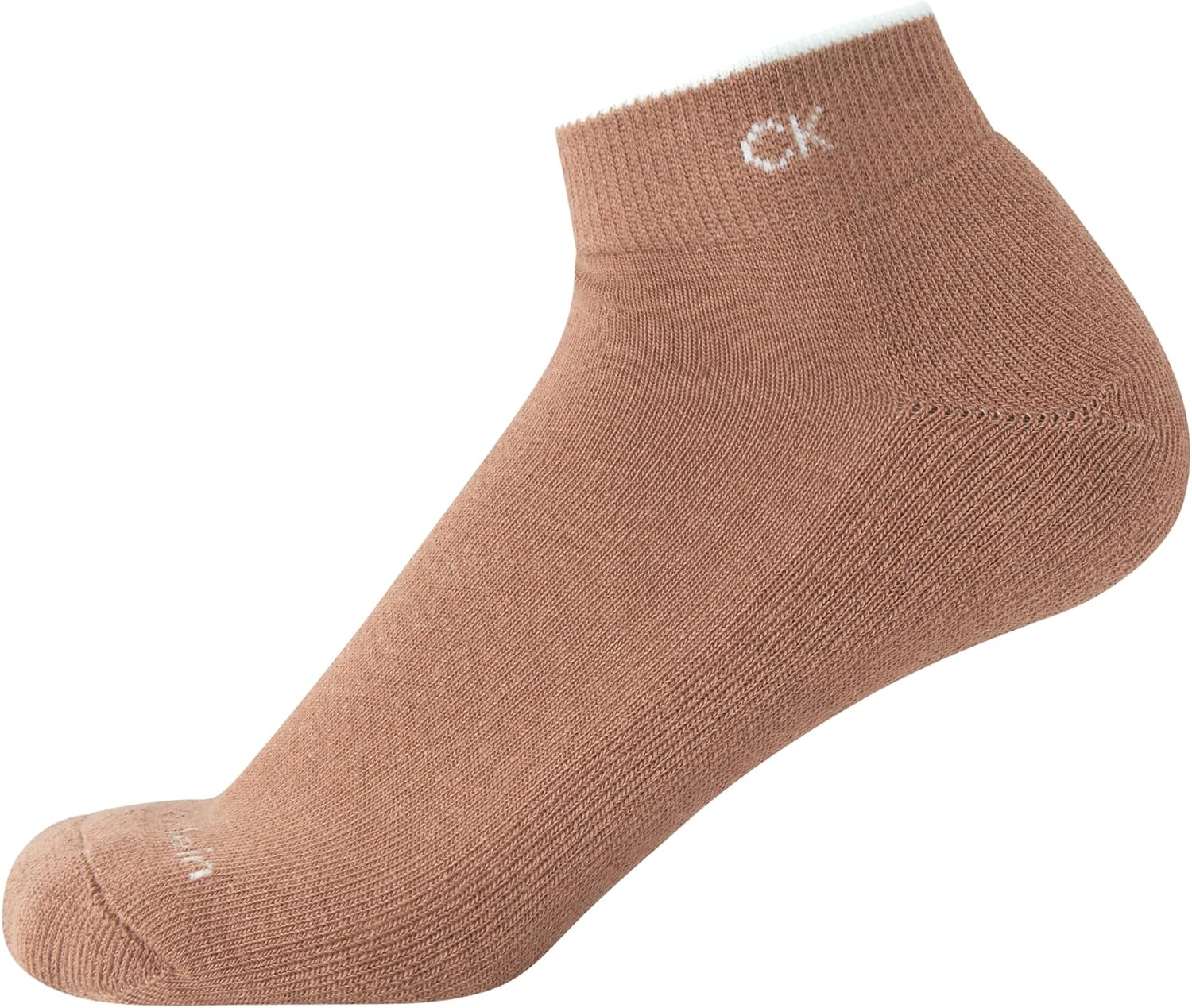 image:imageCalvin Klein Quarter Socks for Women 6 Pack Cushioned Ankle Socks Quarter Cut Breathable Lightweight Athletic DesignOatmeal Heather