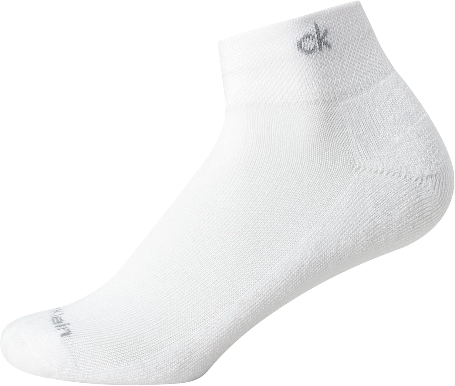 image:imageCalvin Klein Quarter Socks for Women 6 Pack Cushioned Ankle Socks Quarter Cut Breathable Lightweight Athletic DesignWhite