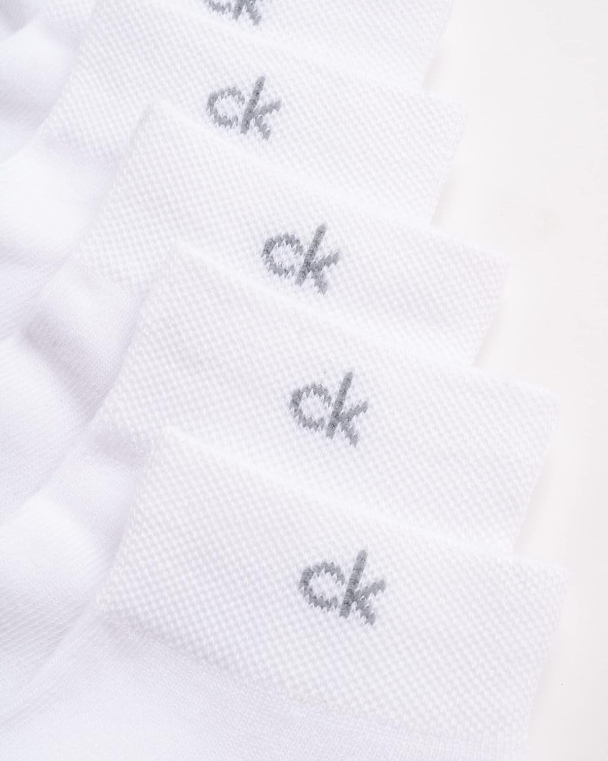 image:imageCalvin Klein Quarter Socks for Women 6 Pack Cushioned Ankle Socks Quarter Cut Breathable Lightweight Athletic DesignWhite