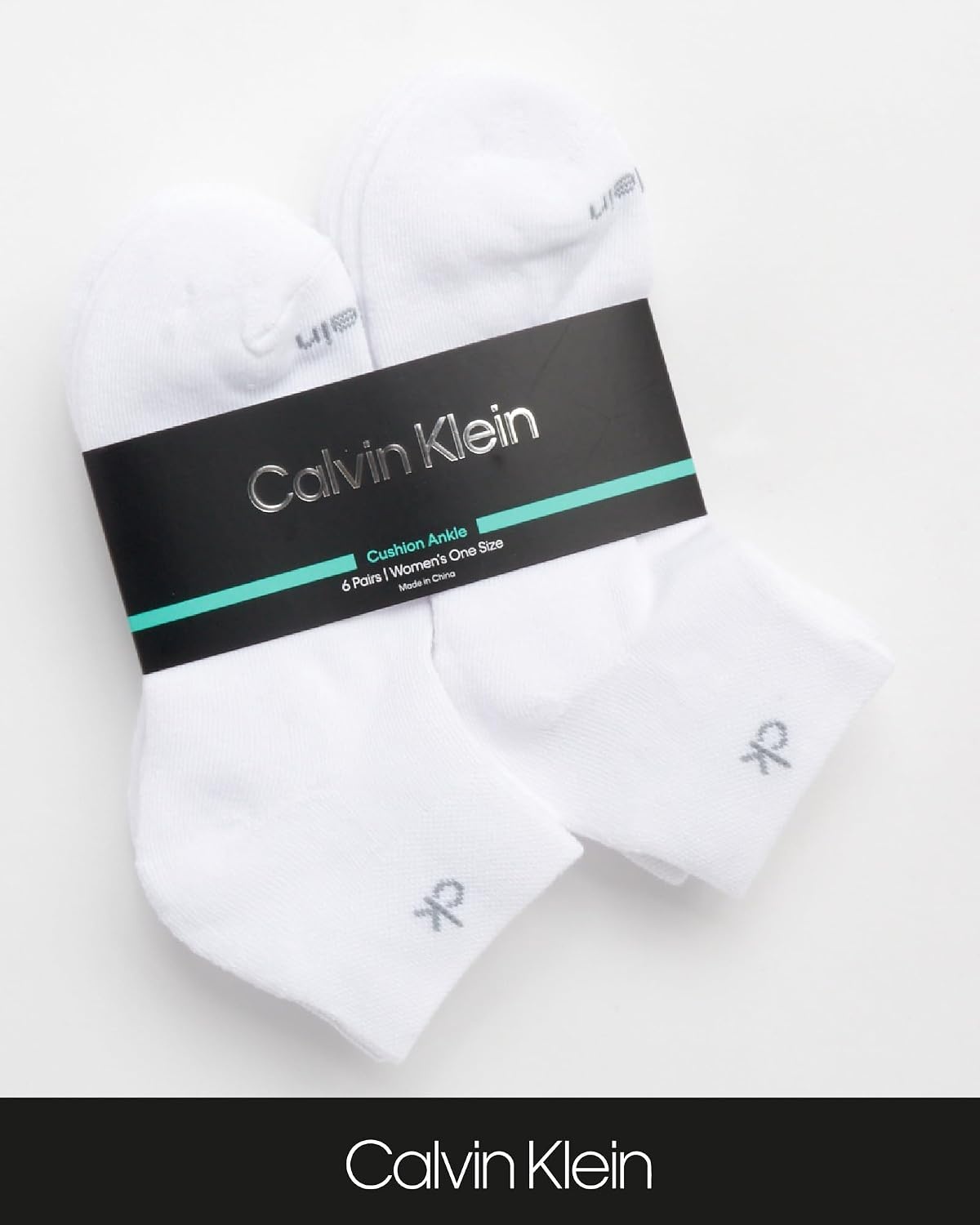 image:imageCalvin Klein Quarter Socks for Women 6 Pack Cushioned Ankle Socks Quarter Cut Breathable Lightweight Athletic DesignWhite