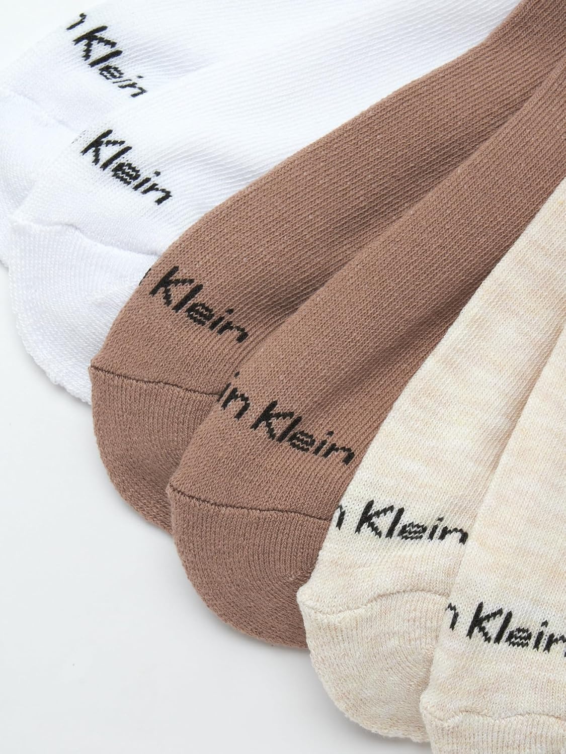 image:imageCalvin Klein Quarter Socks for Women 6 Pack Cushioned Ankle Socks Quarter Cut Breathable Lightweight Athletic DesignWhiteBrown