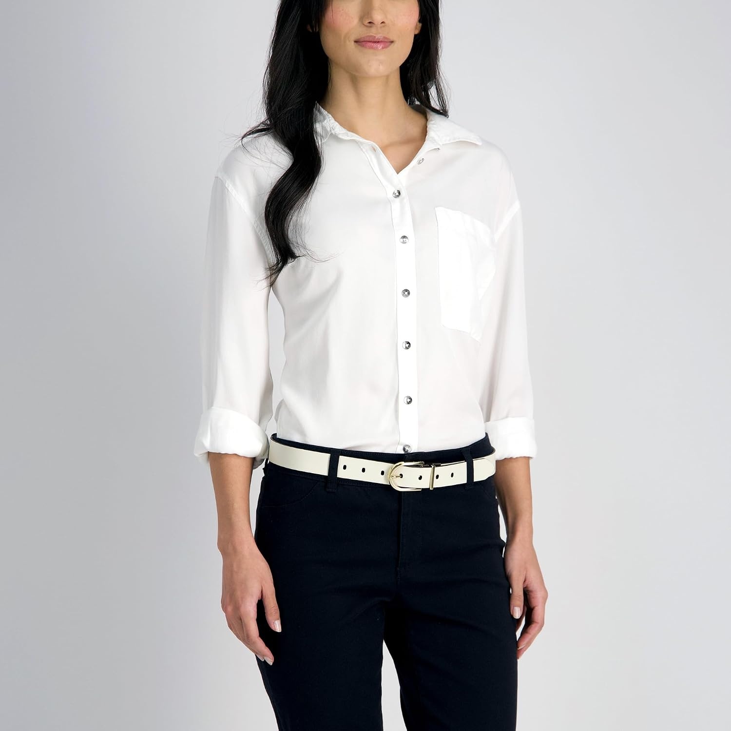 image:imageCalvin Klein Womens 2in1 Reversible Versatile Belts for Jeans Trousers and Dresses Regular and Plus SizesBoneBlack