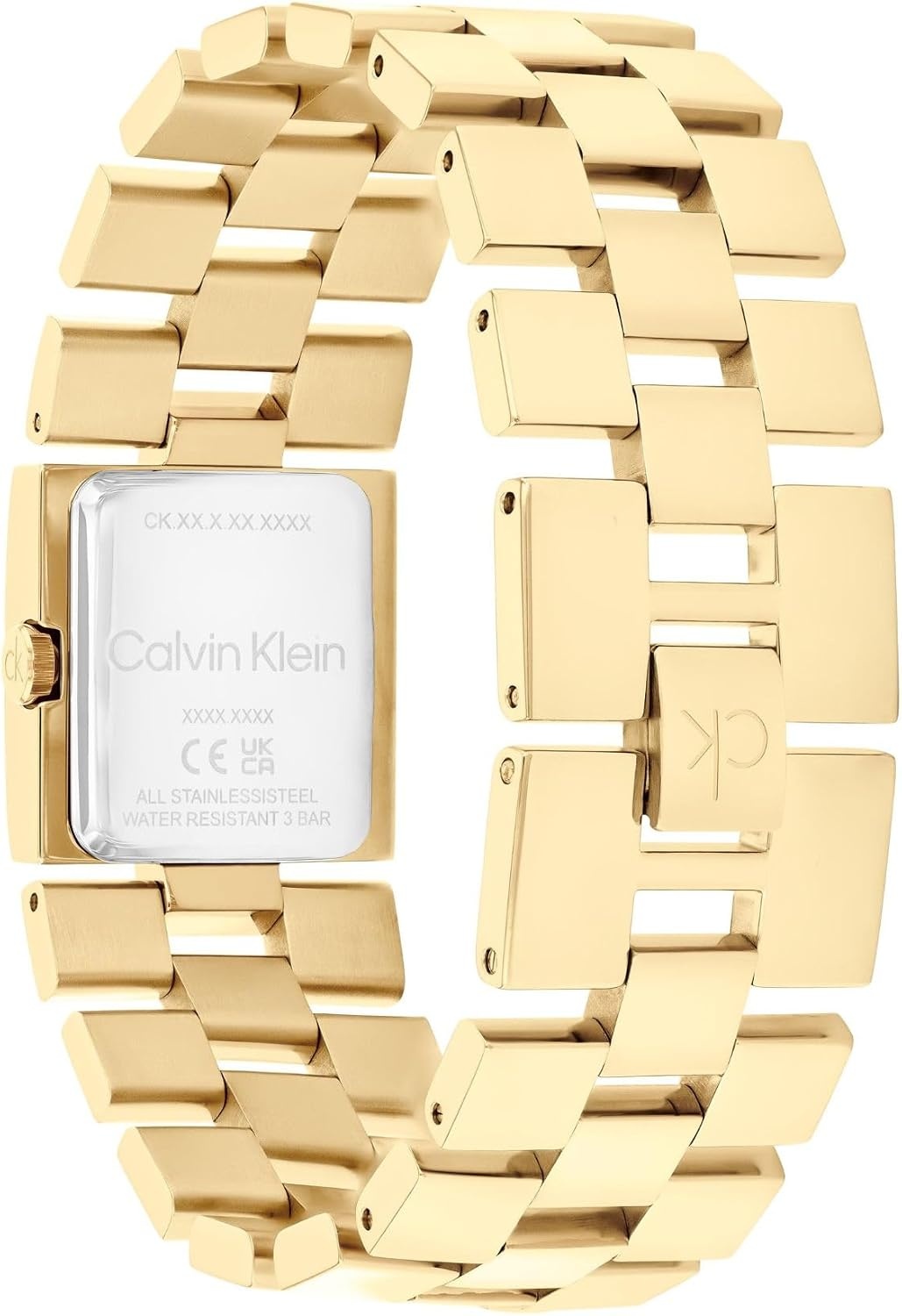 image:imageCalvin Klein Womens CK Meridian 22mm 2H Quartz Slim Watch Stainless Steel Bracelet Minimalistic Stylish Timepiece Premium Fashion Gift for HerGold Plated