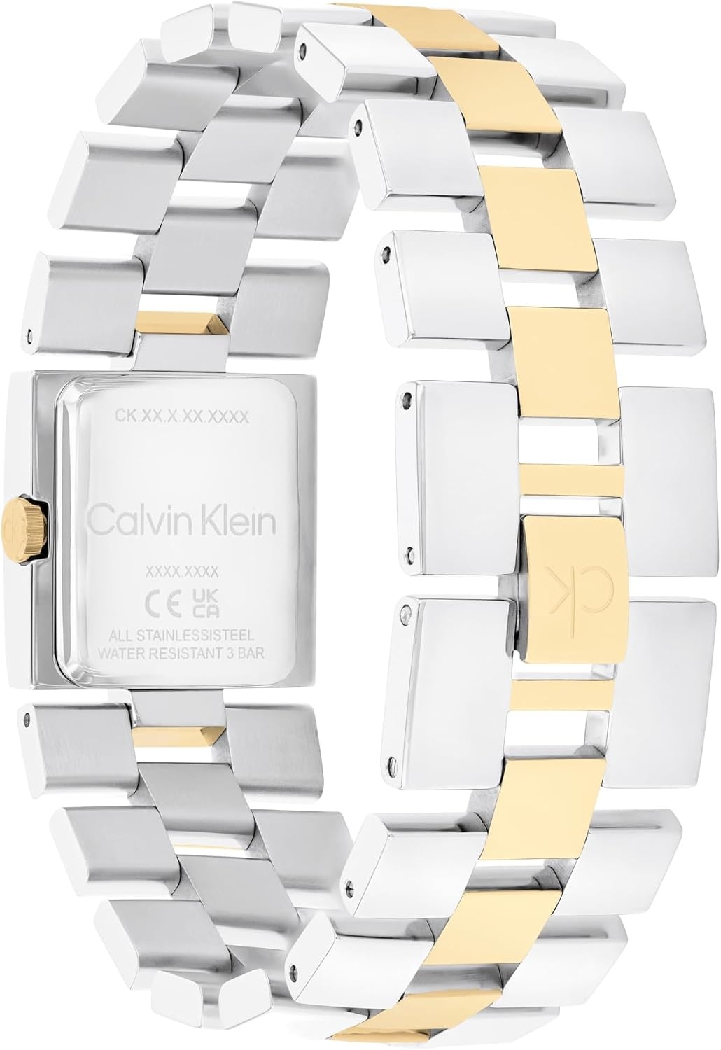 image:imageCalvin Klein Womens CK Meridian 22mm 2H Quartz Slim Watch Stainless Steel Bracelet Minimalistic Stylish Timepiece Premium Fashion Gift for HerTwo Tone