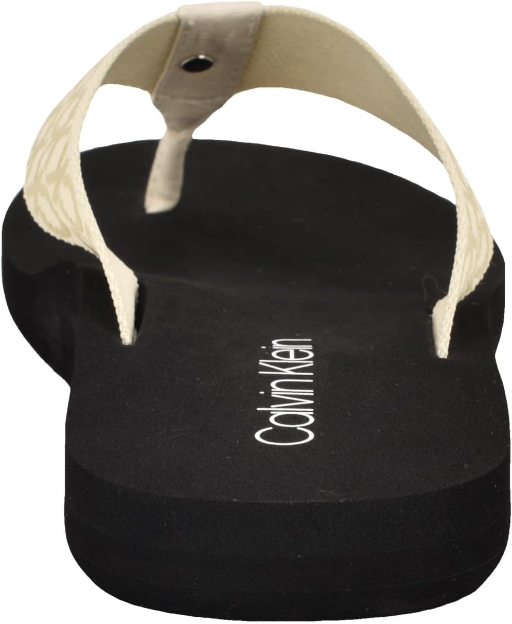 image:imageCalvin Klein Womens Caluha Flip FlopIvory Logo 150