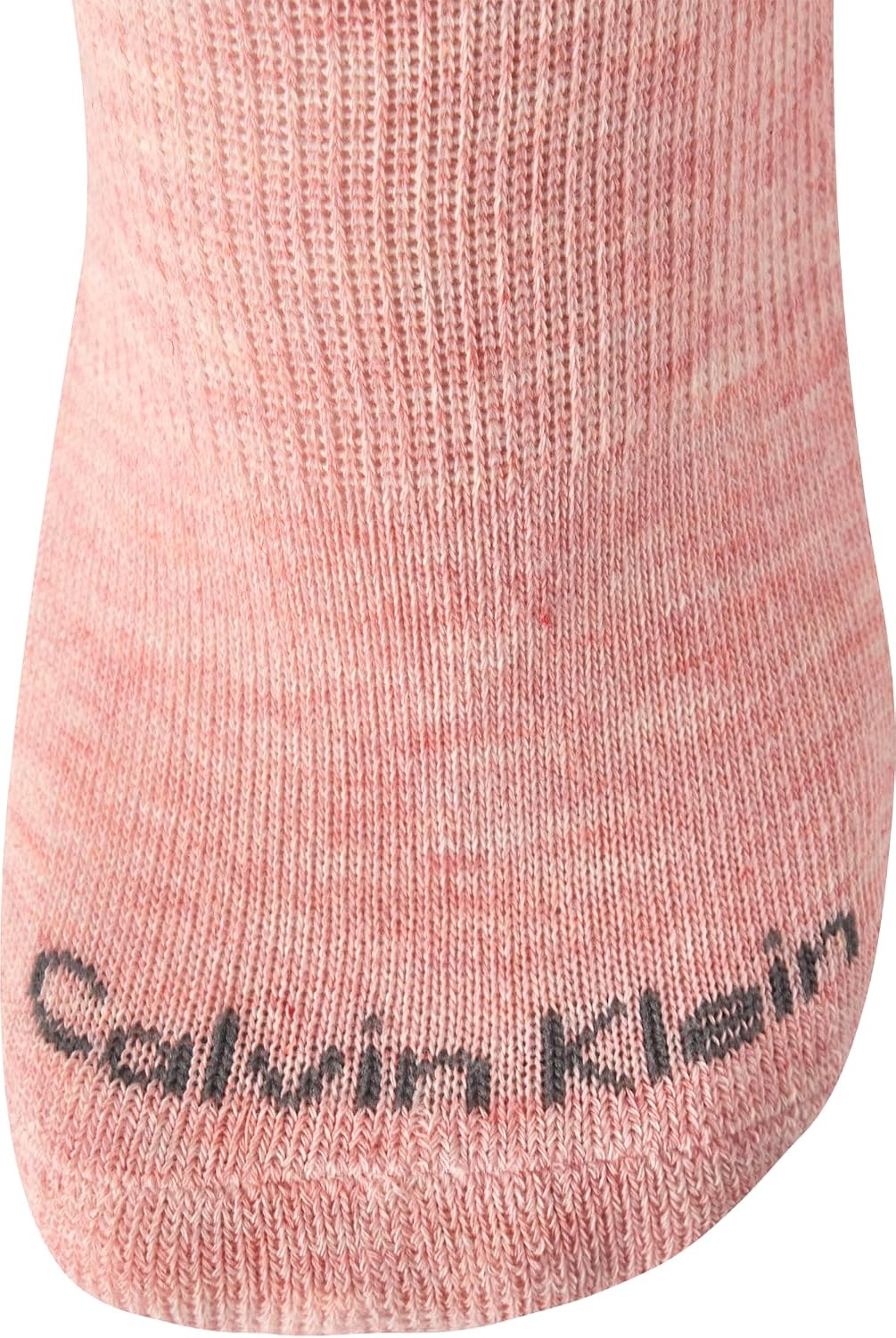 image:imageCalvin Klein Womens High Quarter Socks 12 Pack Terry Cushion Breathable Athletic Crew Socks for Women Shoe Size 410Pink Assorted
