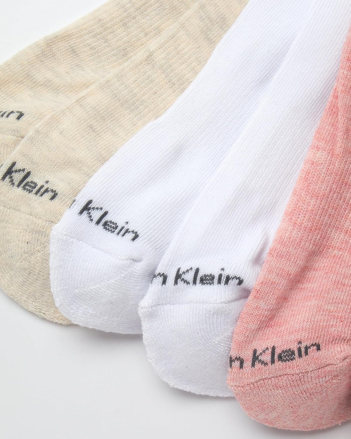 image:imageCalvin Klein Womens High Quarter Socks 12 Pack Terry Cushion Breathable Athletic Crew Socks for Women Shoe Size 410Pink Assorted