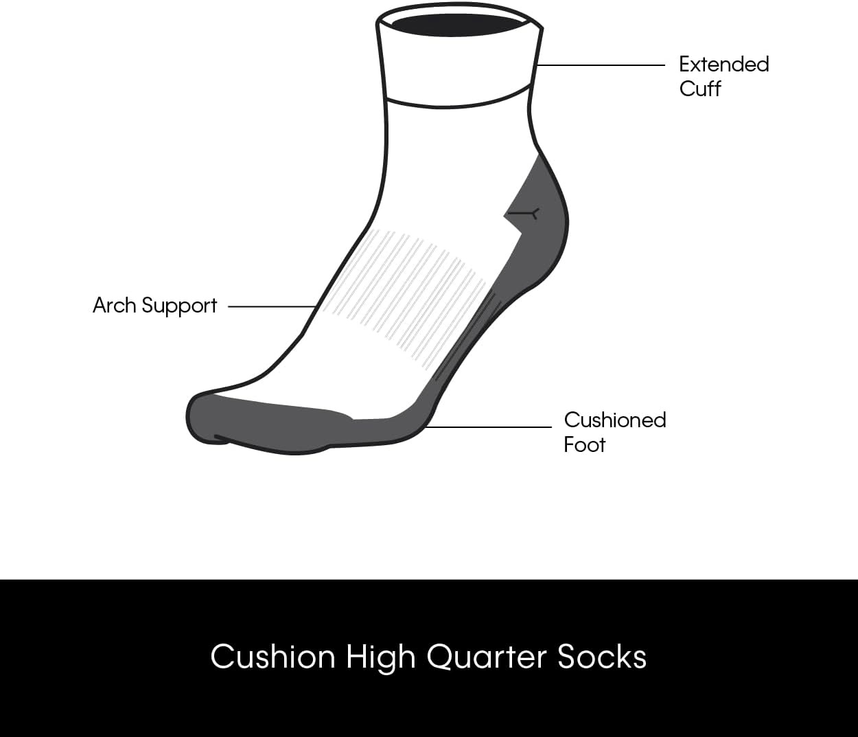 image:imageCalvin Klein Womens High Quarter Socks 12 Pack Terry Cushion Breathable Athletic Crew Socks for Women Shoe Size 410White Assorted